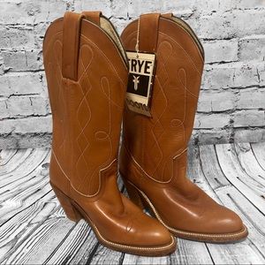 Vintage 1970s Frye Cowboy Boots NWT